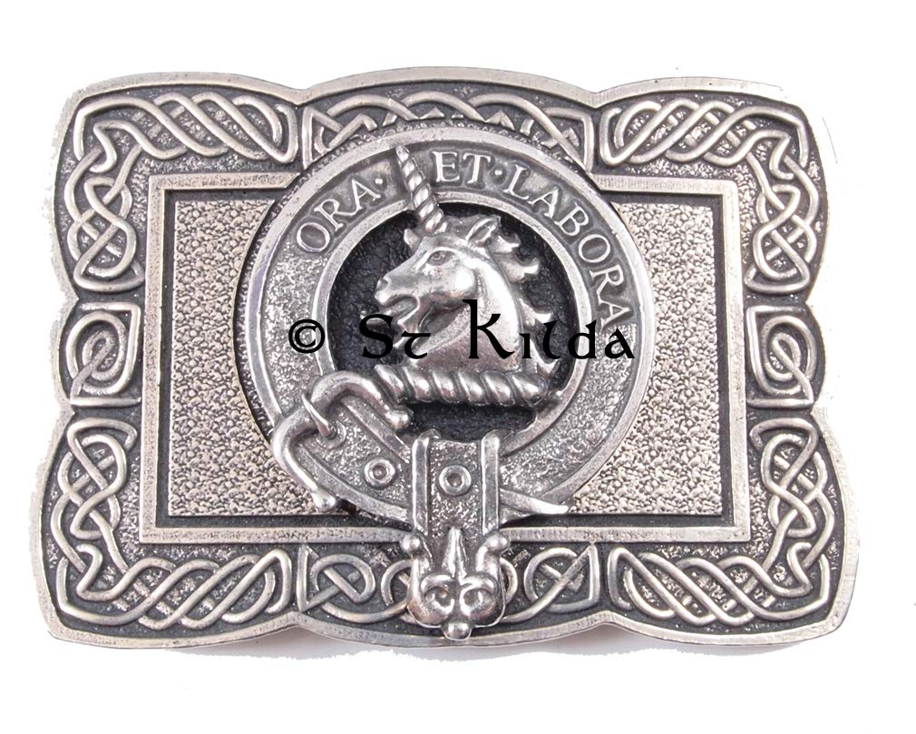 St Kilda Ramsay Clan Crest Kilt Belt Buckle