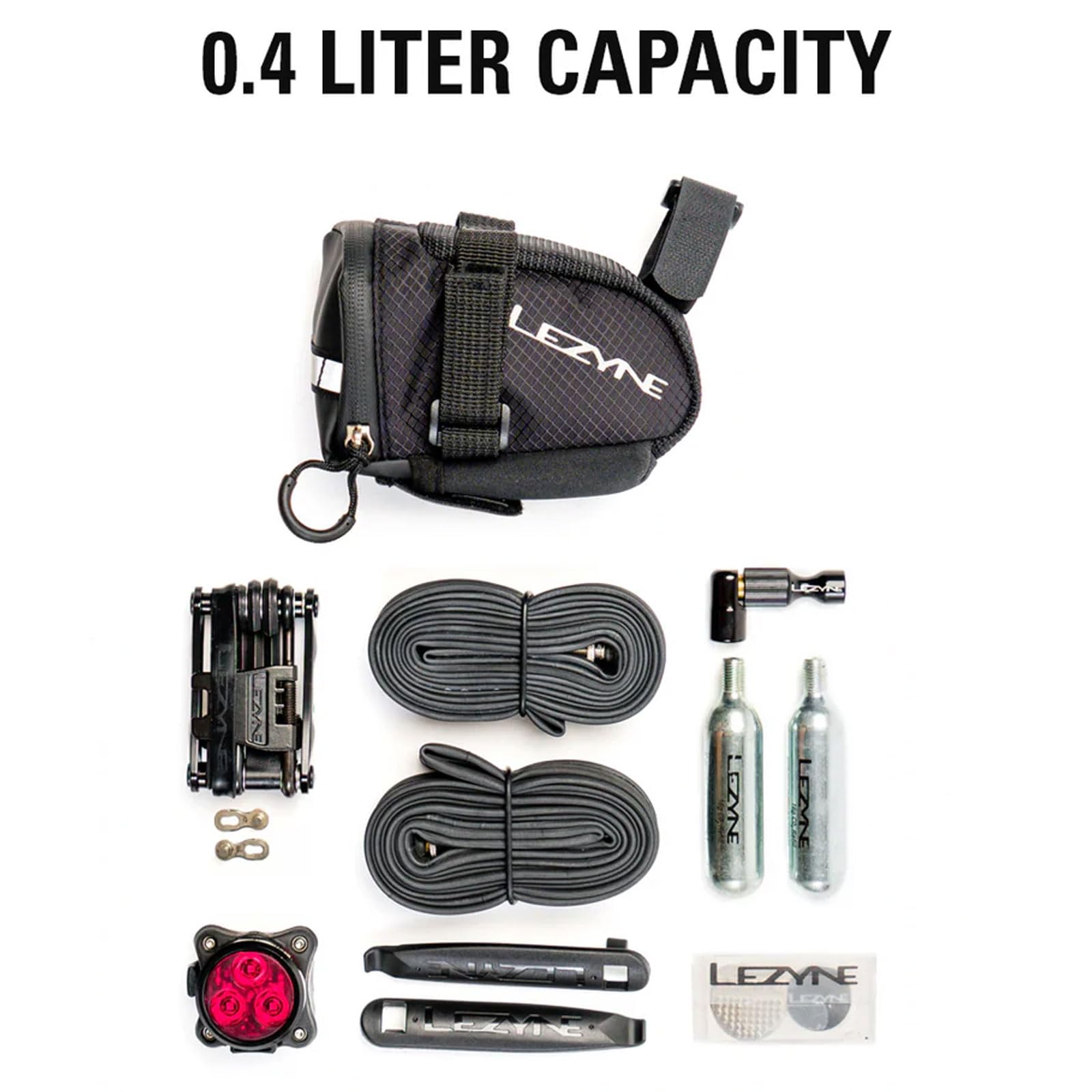 LEZYNE Caddy torba podsiodłowa dla dorosłych, uniseks, czarna, 0,6