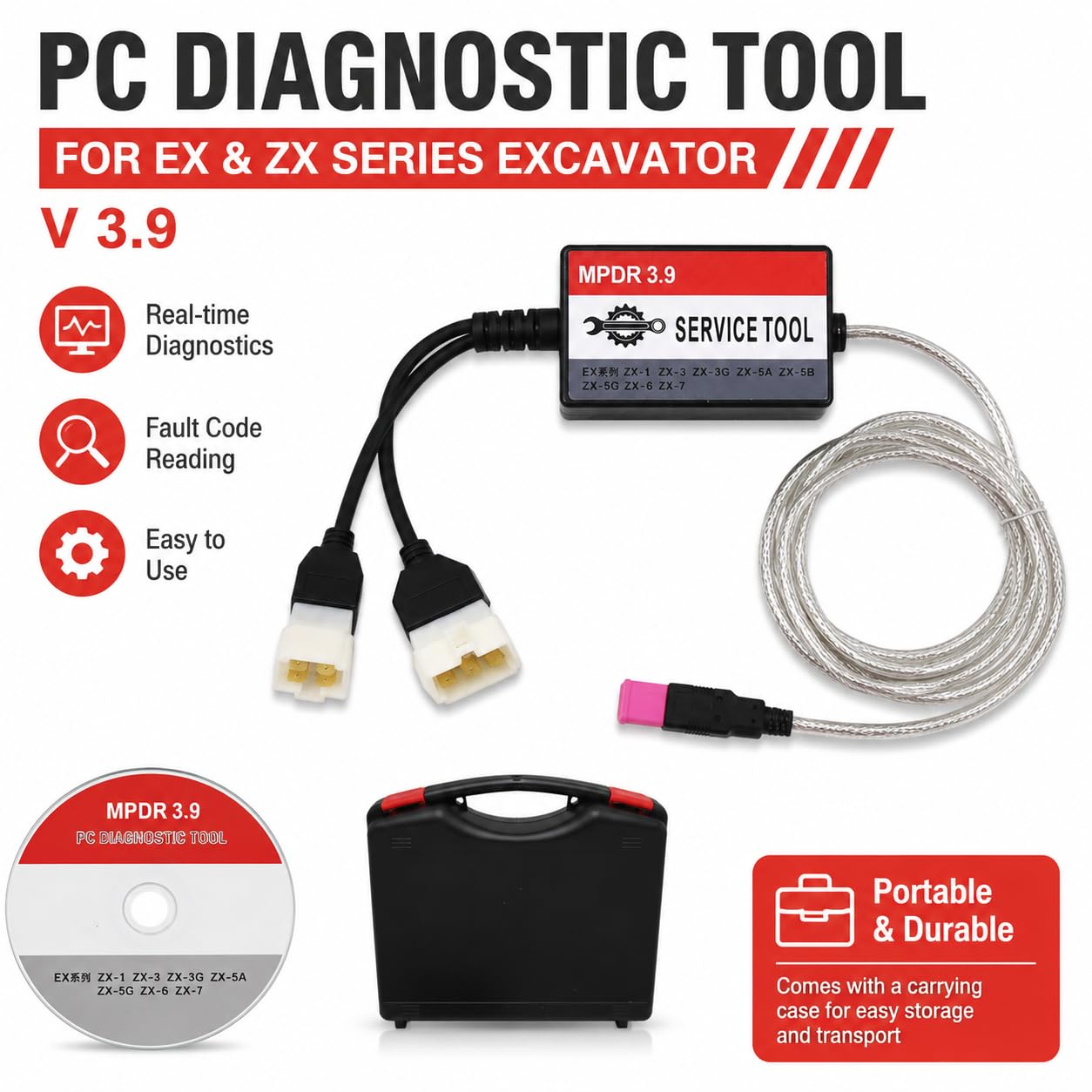 PC Diagnostic Tool for Hitachi EX & ZX Series Excavator Hitachi