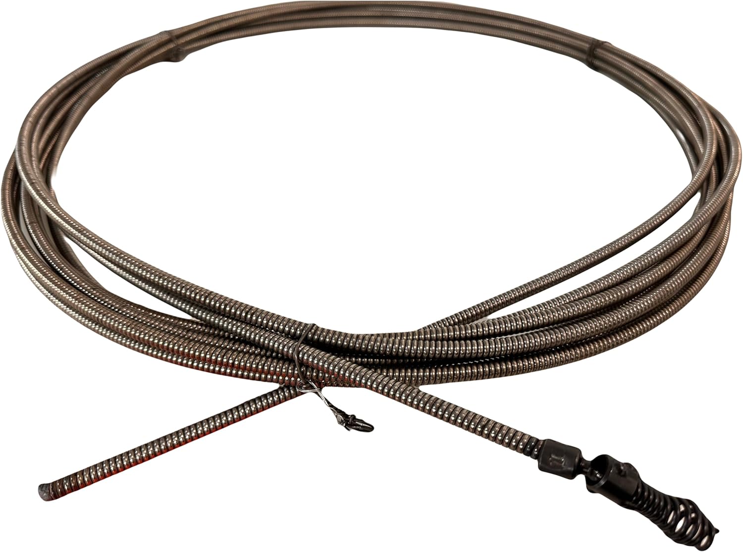 DCD 21050PDH 5/16" x 50' Permanent Drophead Sink Line Drain Cleaning Cable- Compatible with Small Drain Line Sink Machines
