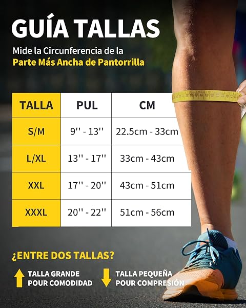 CAMBIVO Medias Compresivas 2 Pares, Calcetines Compresion Mujer Hombre, Mangas de Compresión para Deporte, Running, Ciclismo, Trabajo, Vuelo - 5