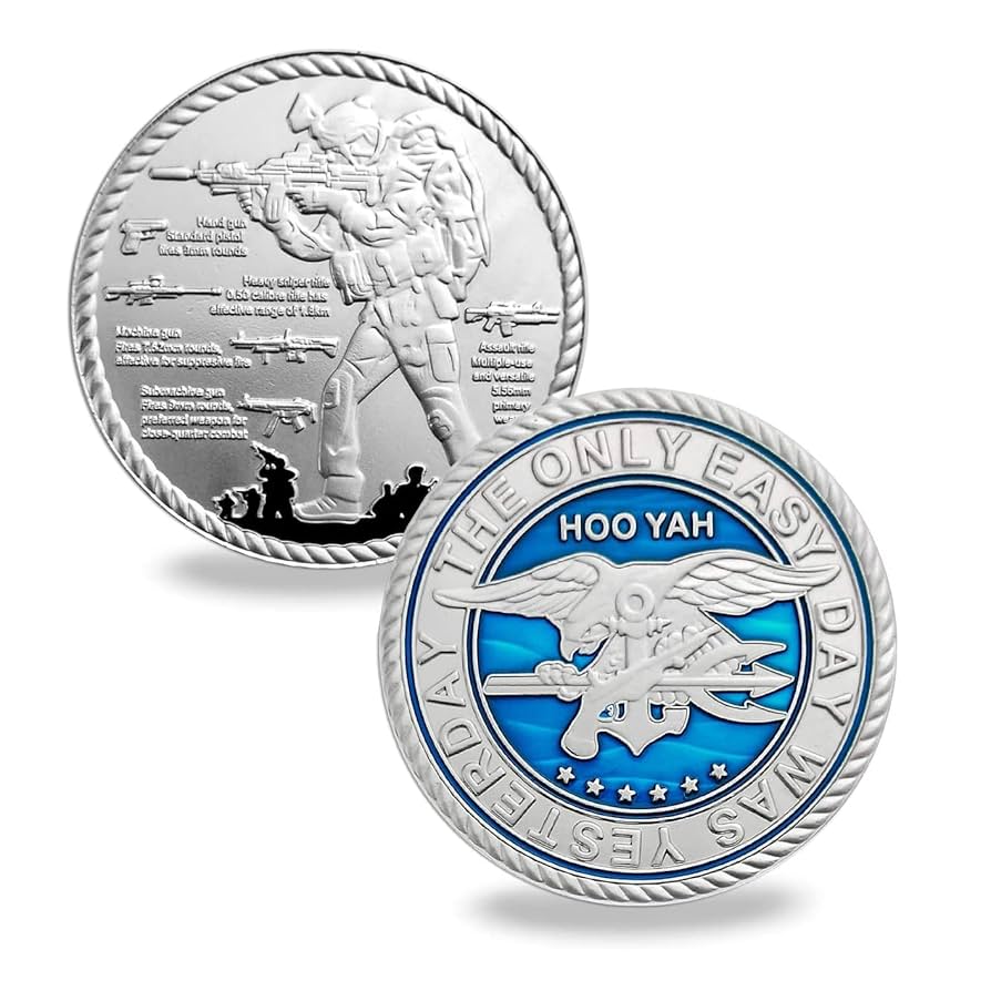 Amazon.com: USA Seals Team Challenge Coin Seal Team Military