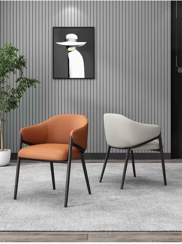 Cizuho カンチレバーダイニングチェア 6点 ブラック 合成皮革製 Cizuho