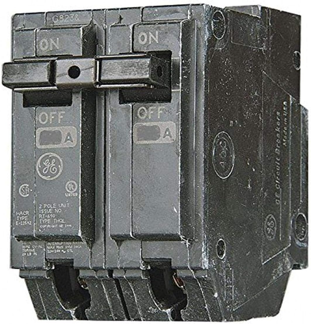 CAI GE THQL2160 GE Plug in Circuit Breaker, THQL, Number of Poles 2