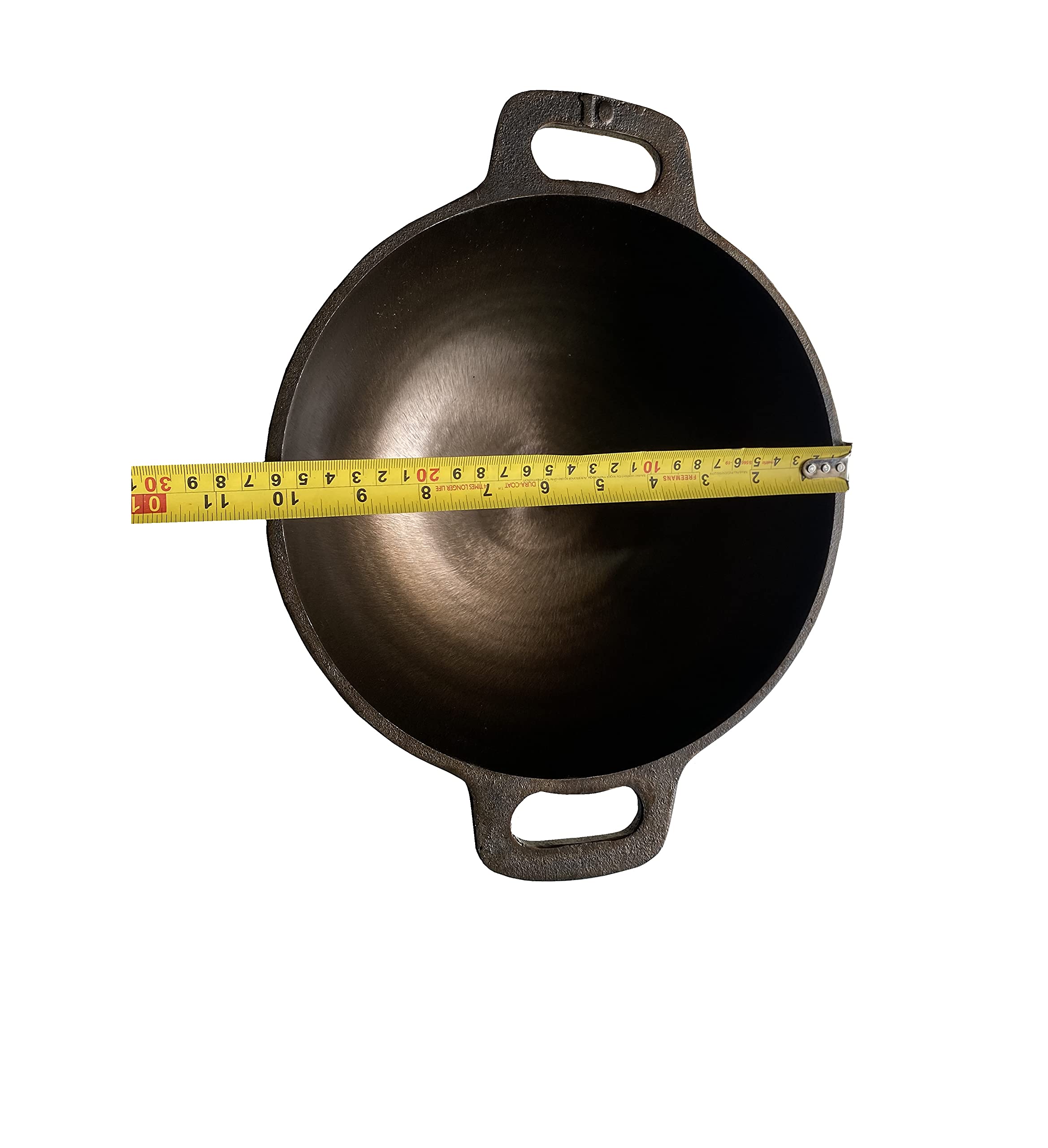 SAIFPRO Heavy Duty Pure Cast Iron Cooking Kadhai (9.7 inch) 2