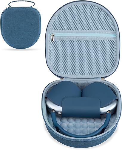 Miniatura 16 de Funda y estuche de silicona 3 en 1 para auriculares Apple Airpods Max, estuche duro para AirPods Max y funda para almohadillas Estuche y cubierta
