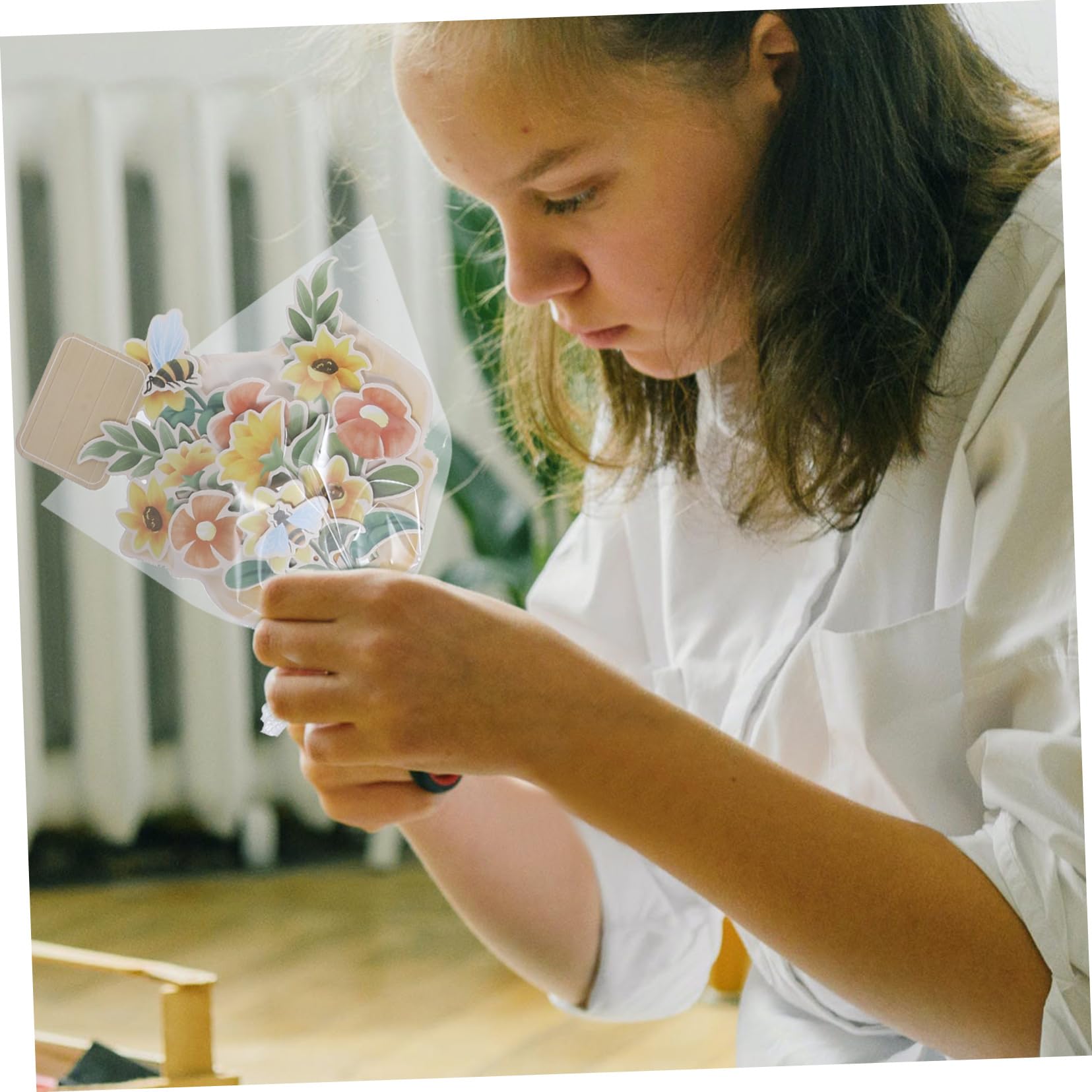 Lurrose 15piezas Tarjetas De Felicitación Papel Para Cumpleaños y Día Del Maestro De Tarjetas De Diseño De Ramo De Flores Para Agradecer y Celebrar