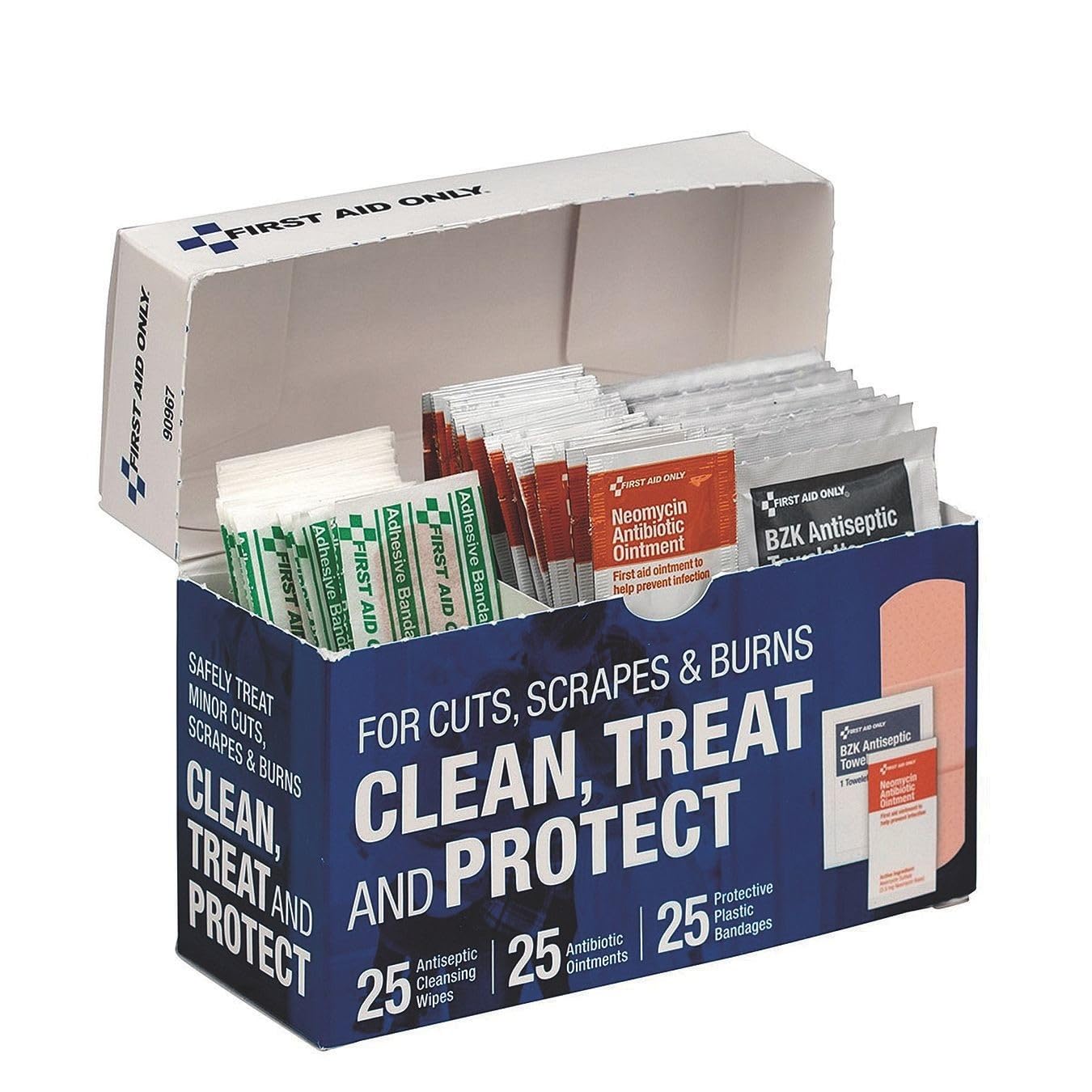 First Aid Only 90967-001: Clean Treat and Protect Wound Care Kit