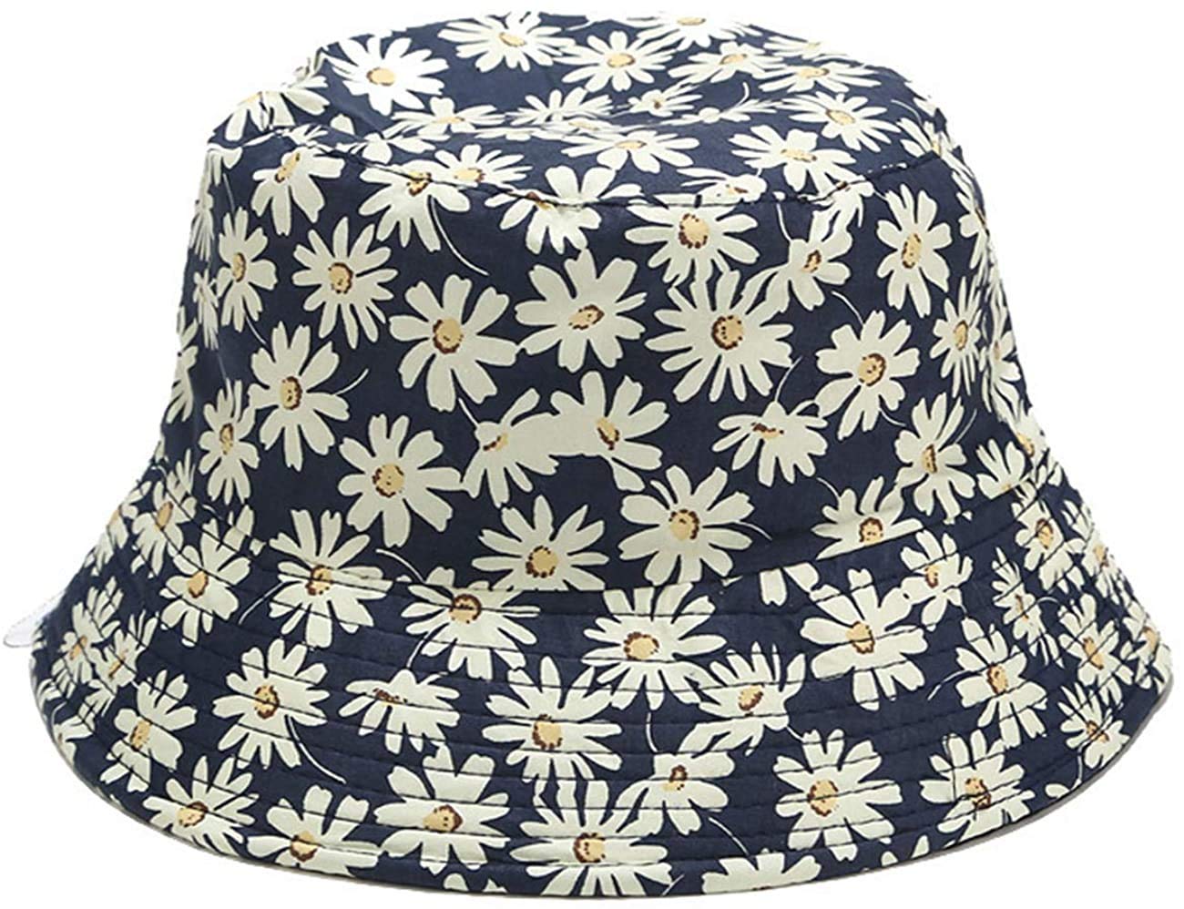 DRESHOW Sombrero de Pescado Sombrero del Cubo Pescador Patrón Sun Plegable Sombrero Playa Sombrero para Mujeres Hombres