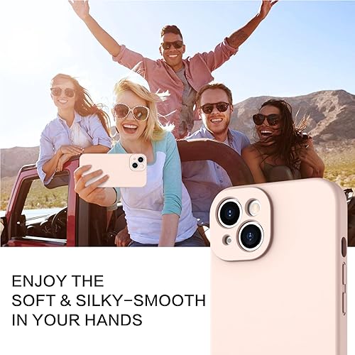 Miniatura 9 de BENTOBEN Funda para iPhone 13, silicona líquida compatible con Magsafe, magnética, a prueba de golpes, de goma, forro de microfibra, para iPhone 13