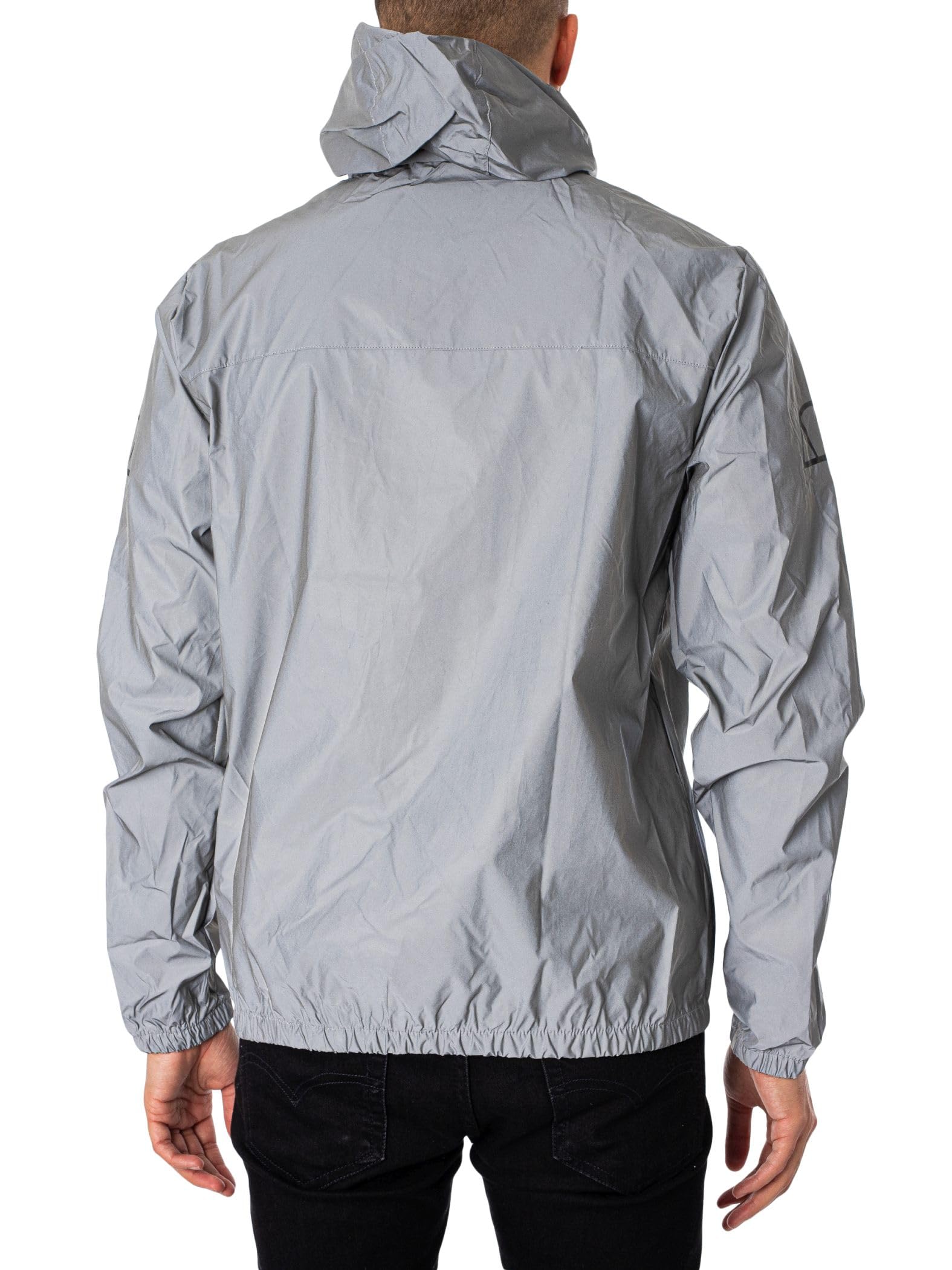 Ellesse Herren Acera Schlupfjacke mit Kapuze, Wasserfest, Reflektierend, XL EU