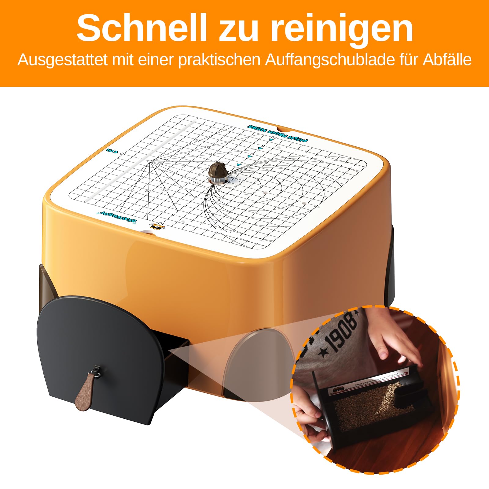SainSmart BEAVERBOT Kartonschneider für Kinder – Sicheres DIY-Bastelset für Jungen & Mädchen ab 3 Jahren, Pädagogisches STEM-Kreativspielzeug, Klingenloses Papierwerkzeug für Bastelprojekte