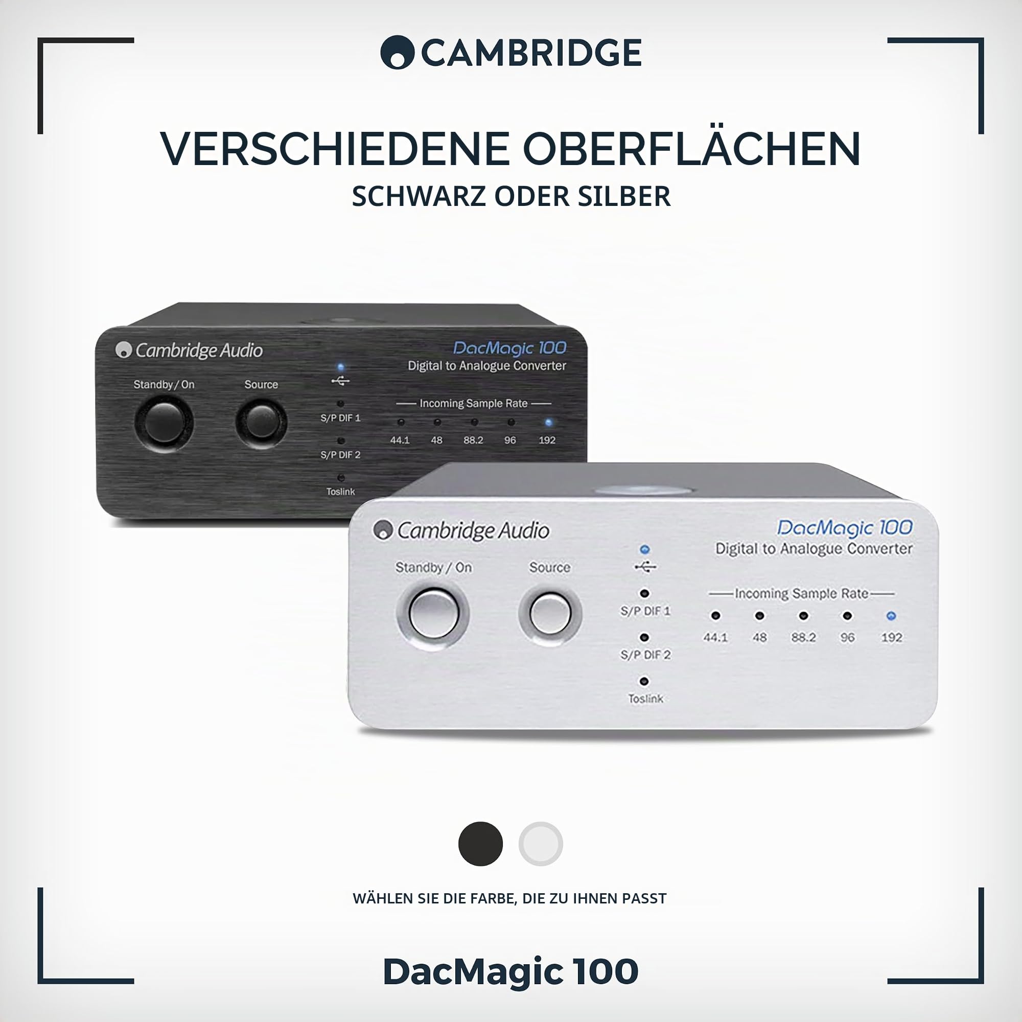 Cambridge Audio DacMagic 100 Audio-Konverter Schwarz