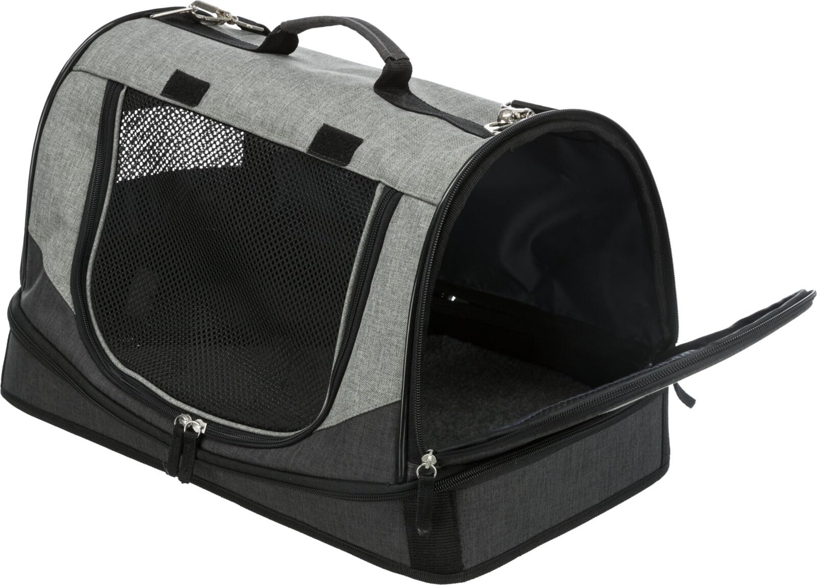 Trixie 28940 Tasche Holly, 30 × 30 × 50 cm, schwarz/grau