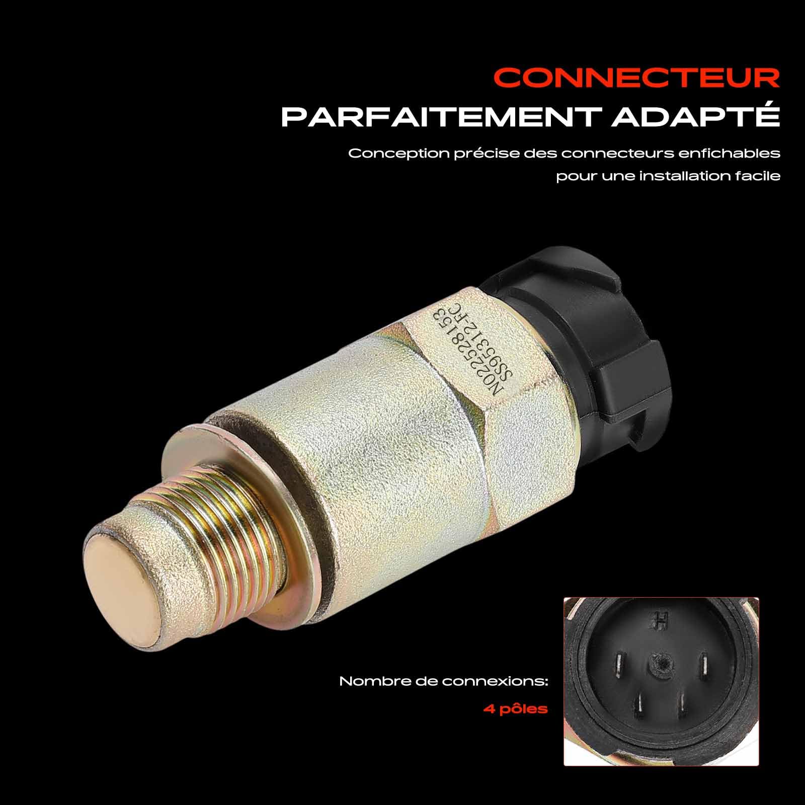 Frankberg Capteur de distance, capteur de câble de compteur de vitesse, 4 | Compatible avec: Boîte quotidienne II, Bus Daily II, Daily II pourboire