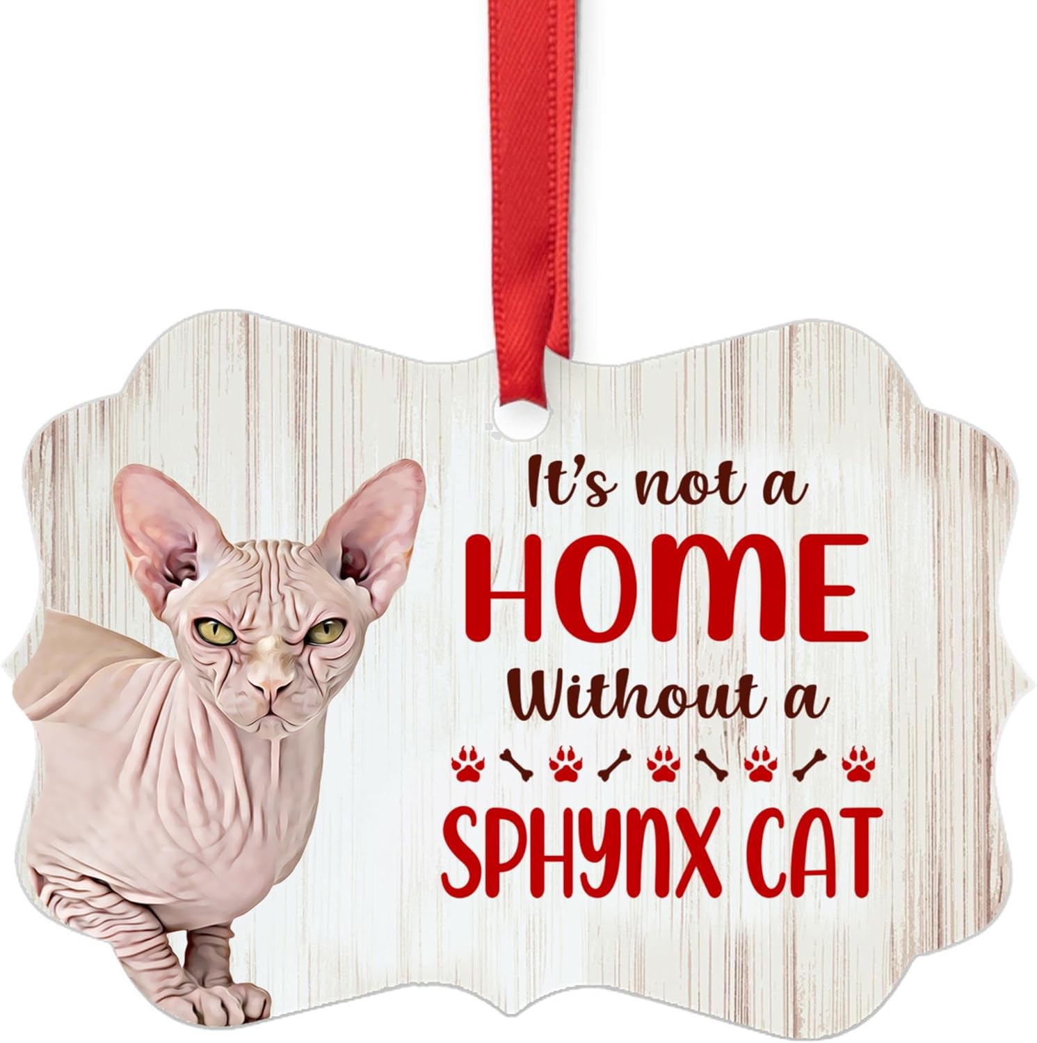 House is Not A Home Without Fawn Sphynx Cat Christmas