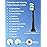 Toothbrush Replacement Heads for Philips Sonicare 4100 5100 Simply Clean Plaque Control Gum Health 1 2 Series Snap on Electric Brush Head, 4 Pack, Black