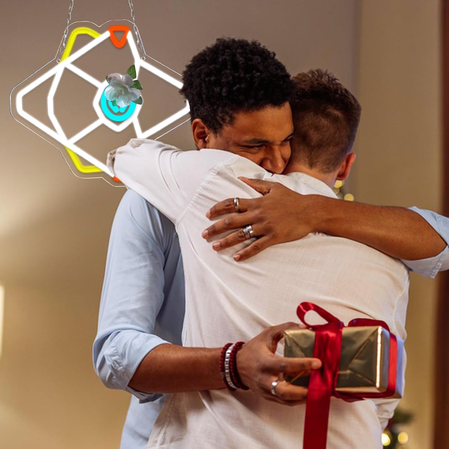 Pugna Game Ghost Eyes Neon Signs for Wall Decor Neon Lights for Bedroom Led Business Signs Suitable for Man Cave Bar Pub Restaurant Christmas Gift - Image 5