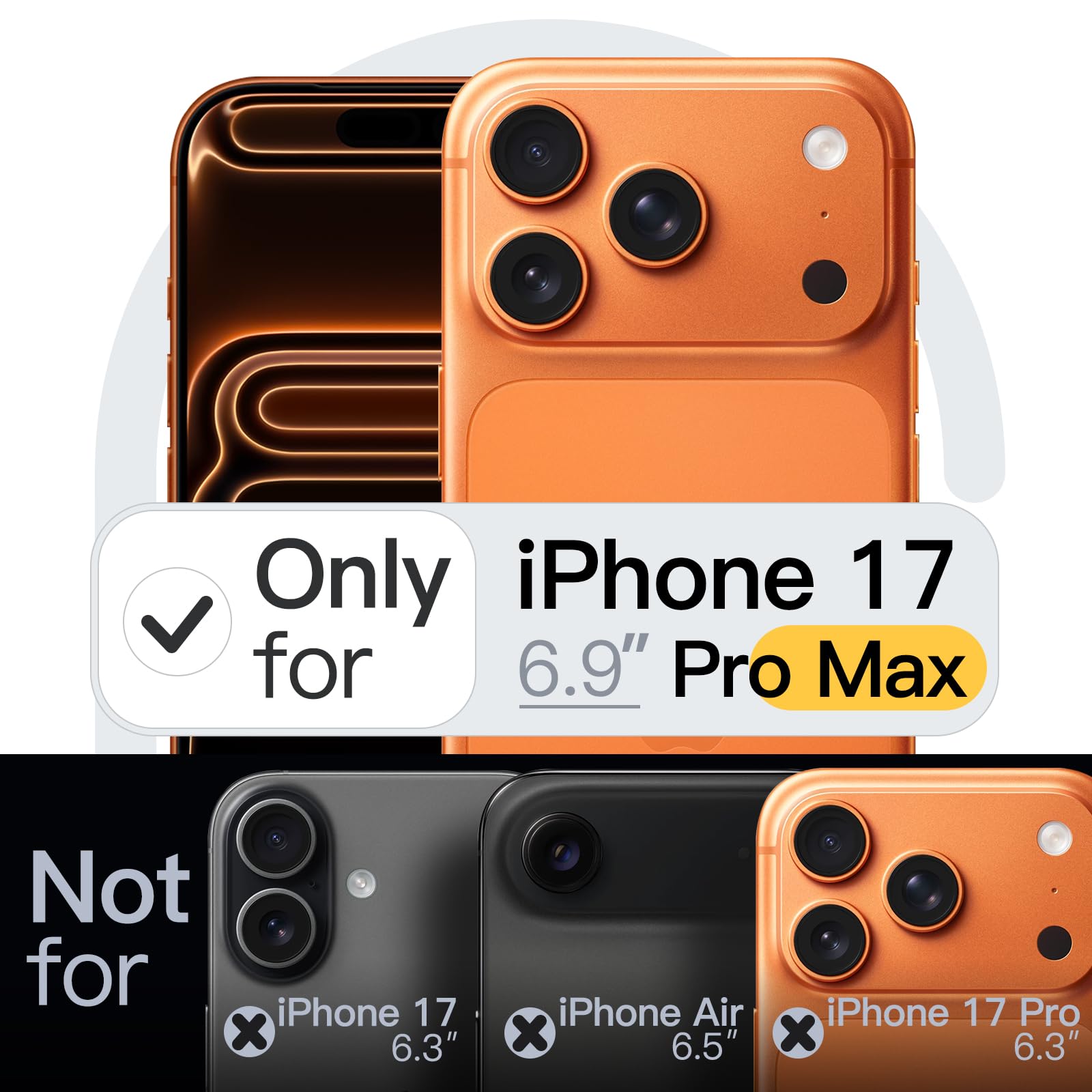 Amazon.co.jp: JETech iPhone 17 Pro Max 6.9インチ用 マグネット