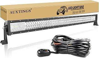 AUXTINGS 42 inch 540W Dreireihige LED LICHTLEISTE Spot Fahren Nebelscheinwerfer Flutlicht Spotlight 6000K Wasserdicht IP67 Arbeitslicht 12V 24V