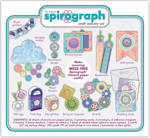 Miniatura 4 de Spirograph Juego de actividades artesanales: la forma clásica de hacer innumerables diseños increíbles, para mayores de 6 años
