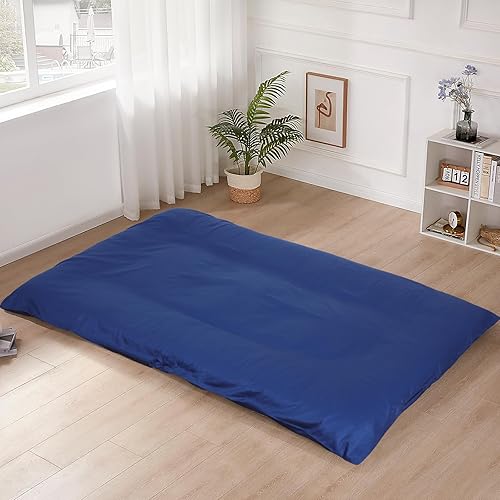 Miniatura 6 de Funda de colchón de futón 100 % algodón (solo la funda), suave funda de futón lavable con cremallera para colchón de futón tradicional japonés,