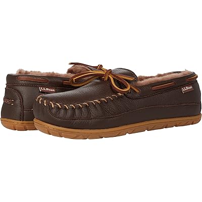 L.L.Bean Wicked Good Moosehide Slipper Moccasin chocolate