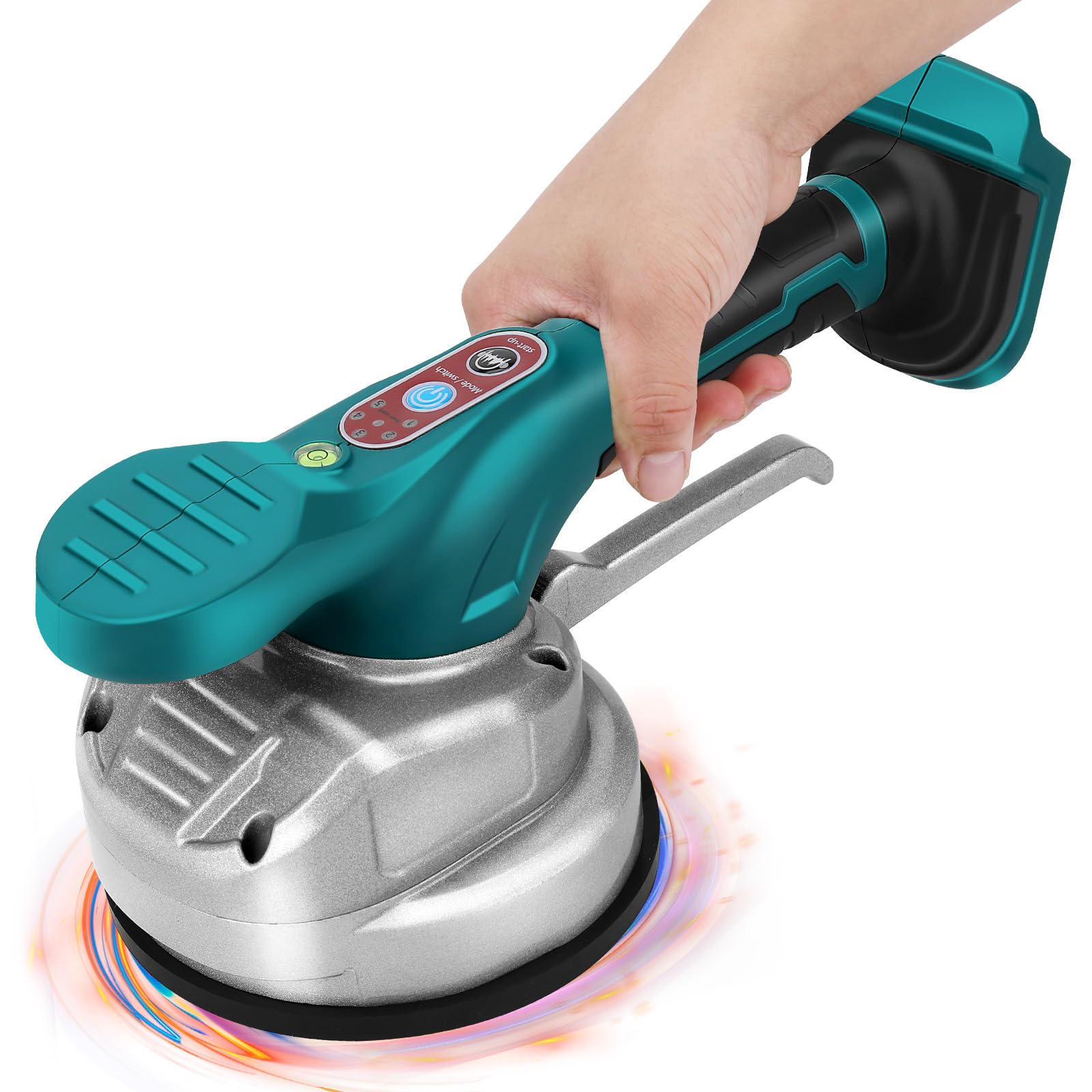 WingFly Vibratore per Piastrelle per Makita 18 V batteria, Strumenti per Piastrellista con 6 Marce Regolabili, ventosa da 13 mm, Adsorbimento per piastrelle da 30 – 240 cm