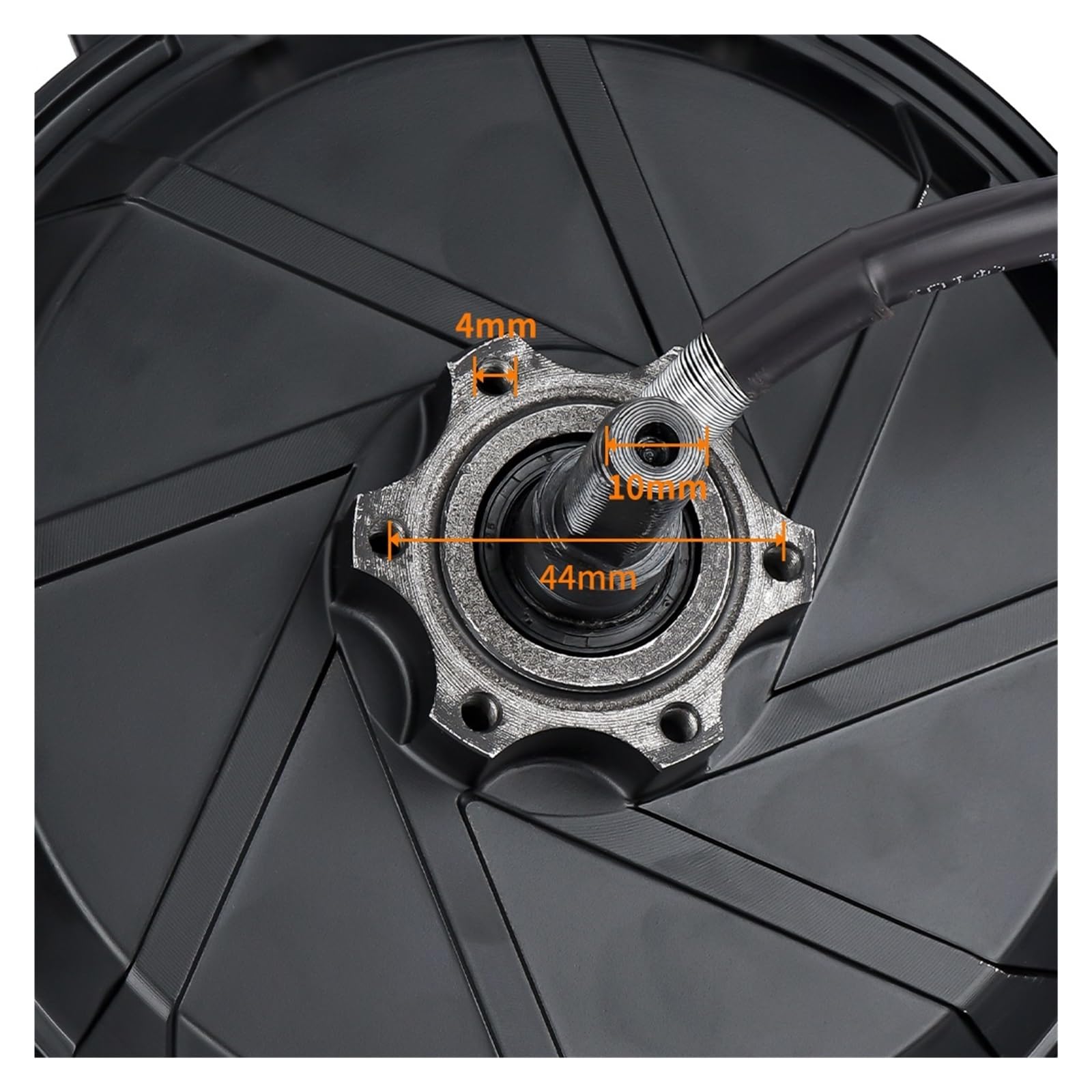 Motore Del Mozzo Della Bicicletta Elettrica Da 14 Pollici, Ruota 48V 60V 72V 1500W-3500W, 120KM/H, Monopattino Ad Alta Velocità Senza Spazzole 1200 Giri/min Motore Potente