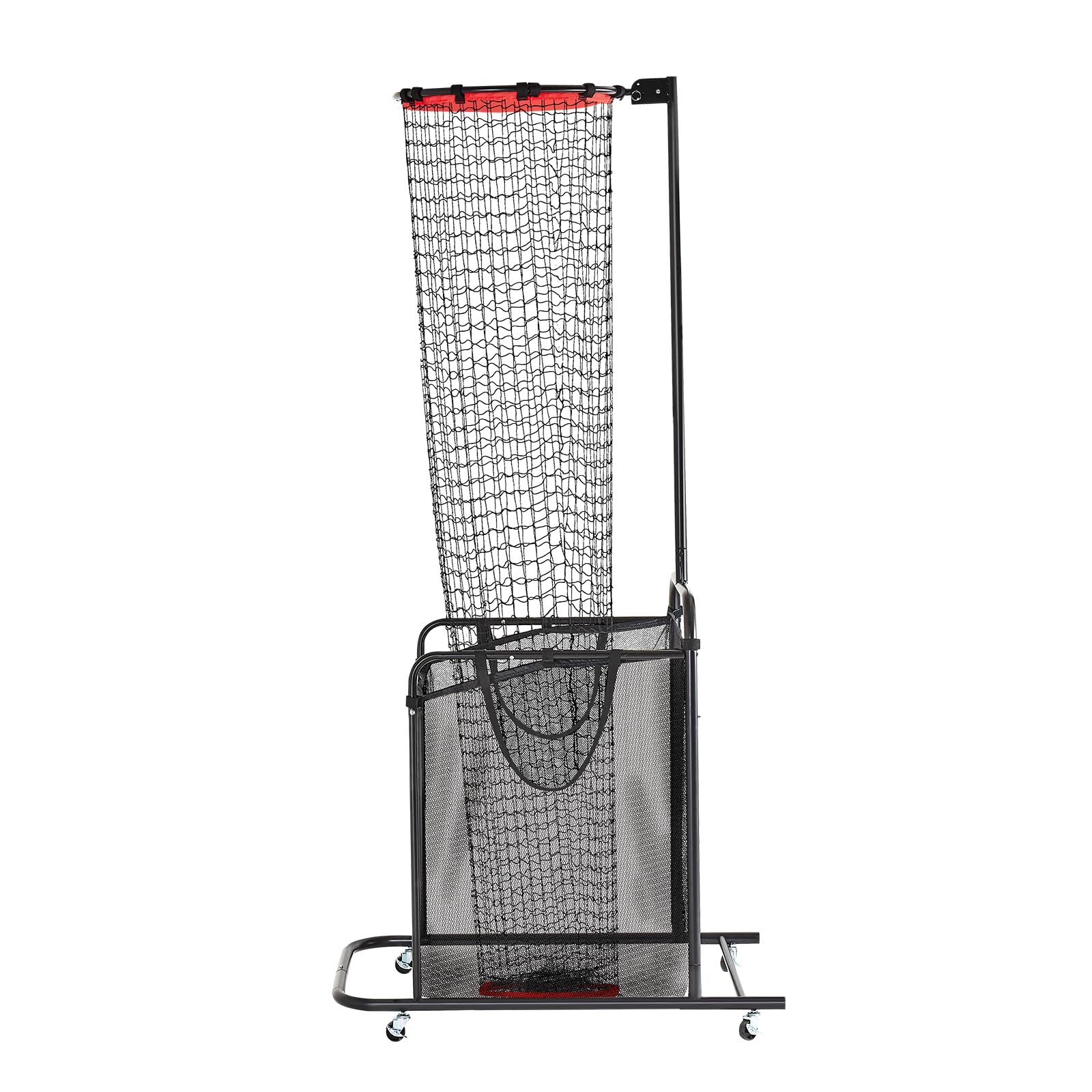 VEVOR Sistema di rete per allenamento pallavolo, 8 x 11/3,7 x 3,4 m/pratica di lancio/pratica di picchietto/14 rete, stazione a rete portatile, facile da installare, per interni ed esterni, rete per