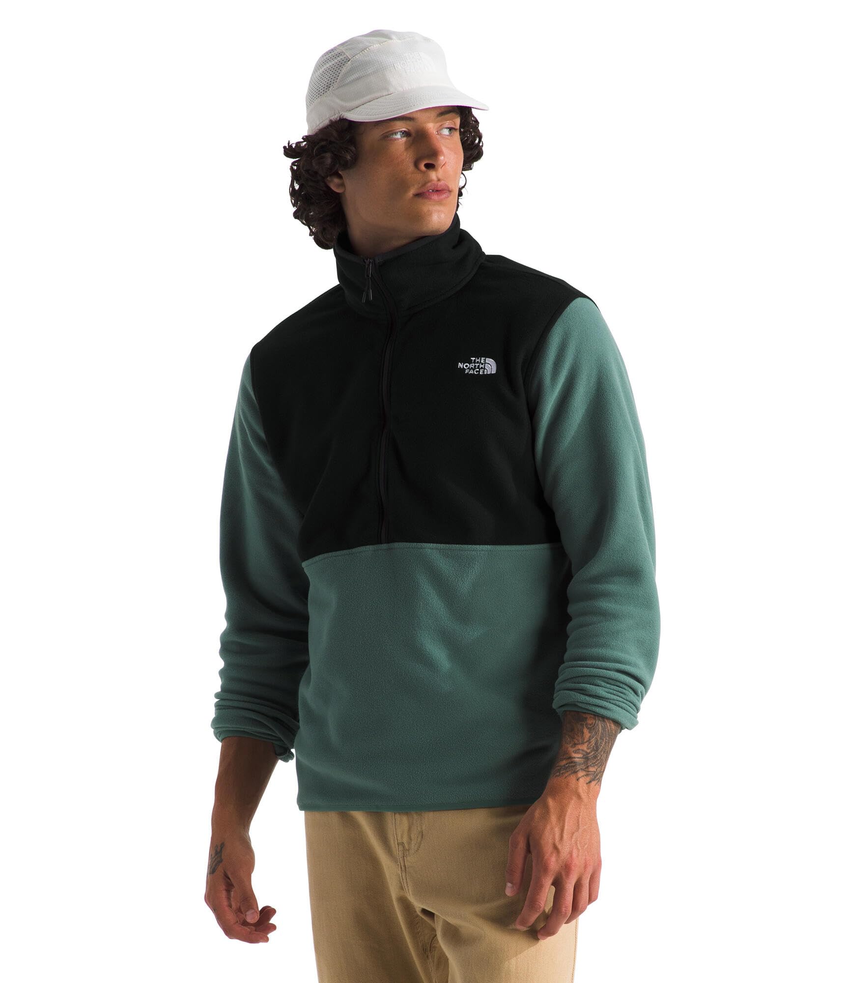 THE NORTH FACE Glacier - Forro polar con media cremallera para hombre