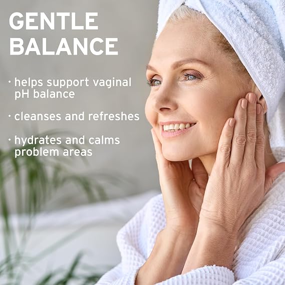 Emerita by Life-flo pH Balancing Feminine Wash, Hydrating Cleanser Soothes Delicate Areas, Fights Odor and Keeps You Feeling Fresh, Made Without Parabens, Fragrance Free, Not Tested on Animals, 4oz