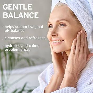 Emerita by Life-flo pH Balancing Feminine Wash, Hydrating Cleanser Soothes Delicate Areas, Fights Odor and Keeps You Feeling Fresh, Made Without Parabens, Fragrance Free, Not Tested on Animals, 4oz