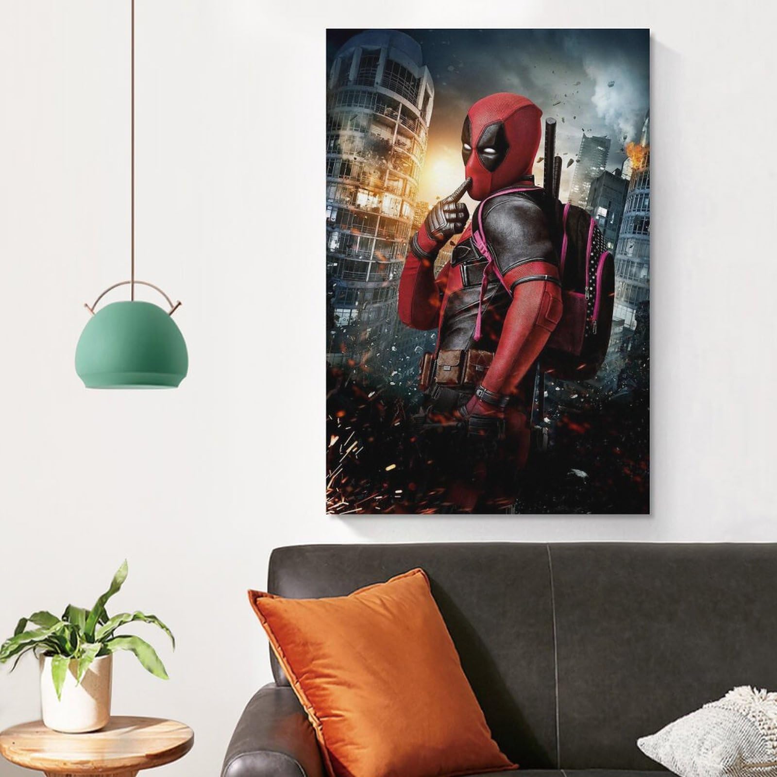 Amazon.co.jp: デッドプール ポスター ポスター 装飾 絵 キャンバス 壁