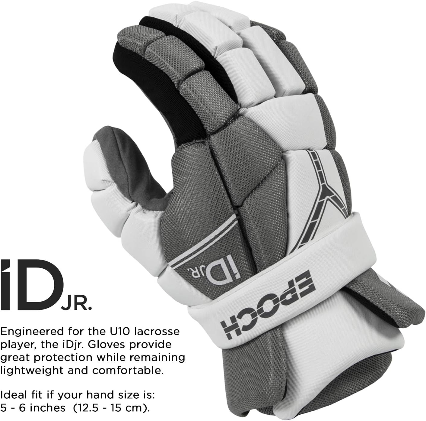 Epoch iD Jr. Youth Lacrosse Player Gloves with Dual Density Foam : Sports & Outdoors