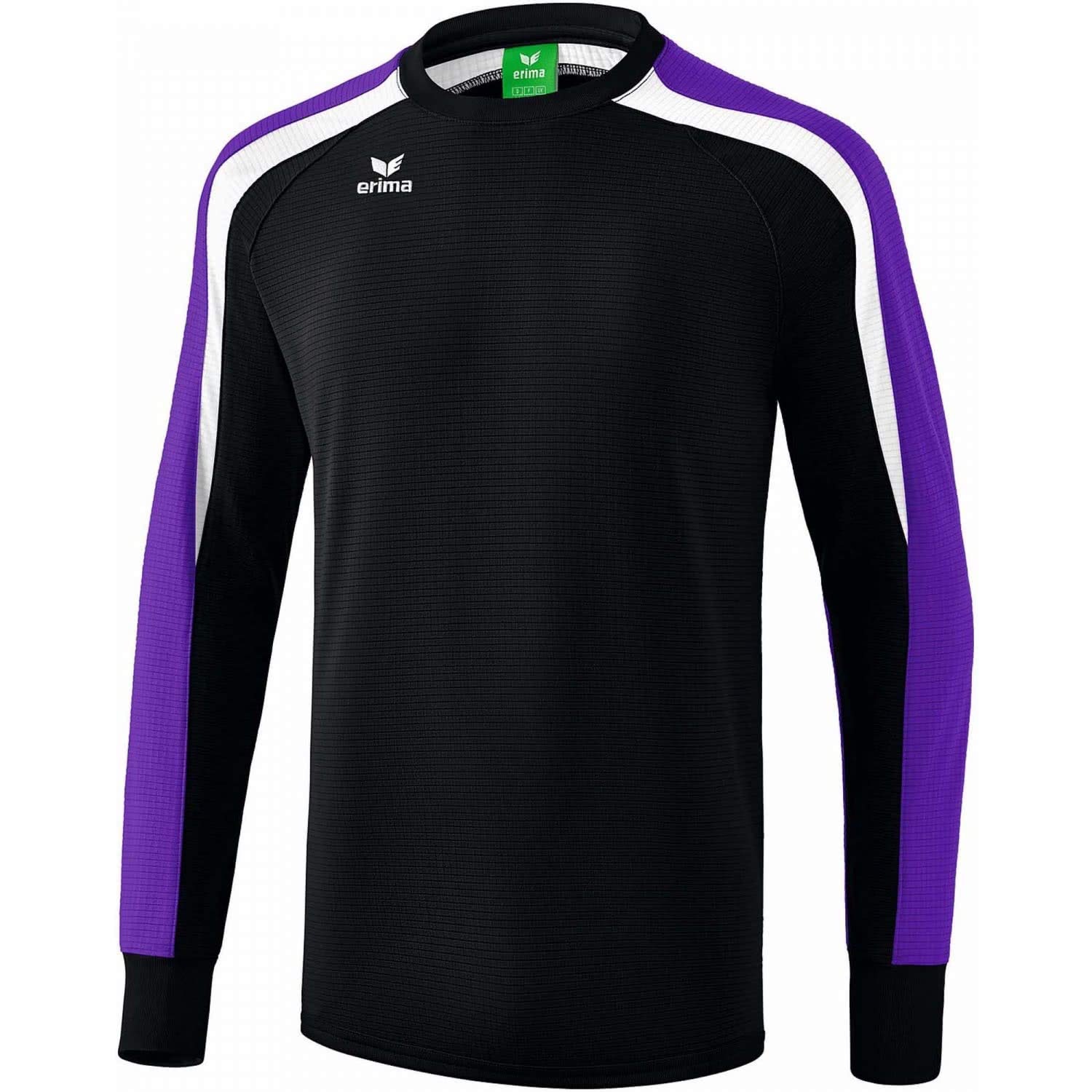 Erima Kids Liga Line 2.0 Sweatshirt - Black/Dark Violet/White, Size 140