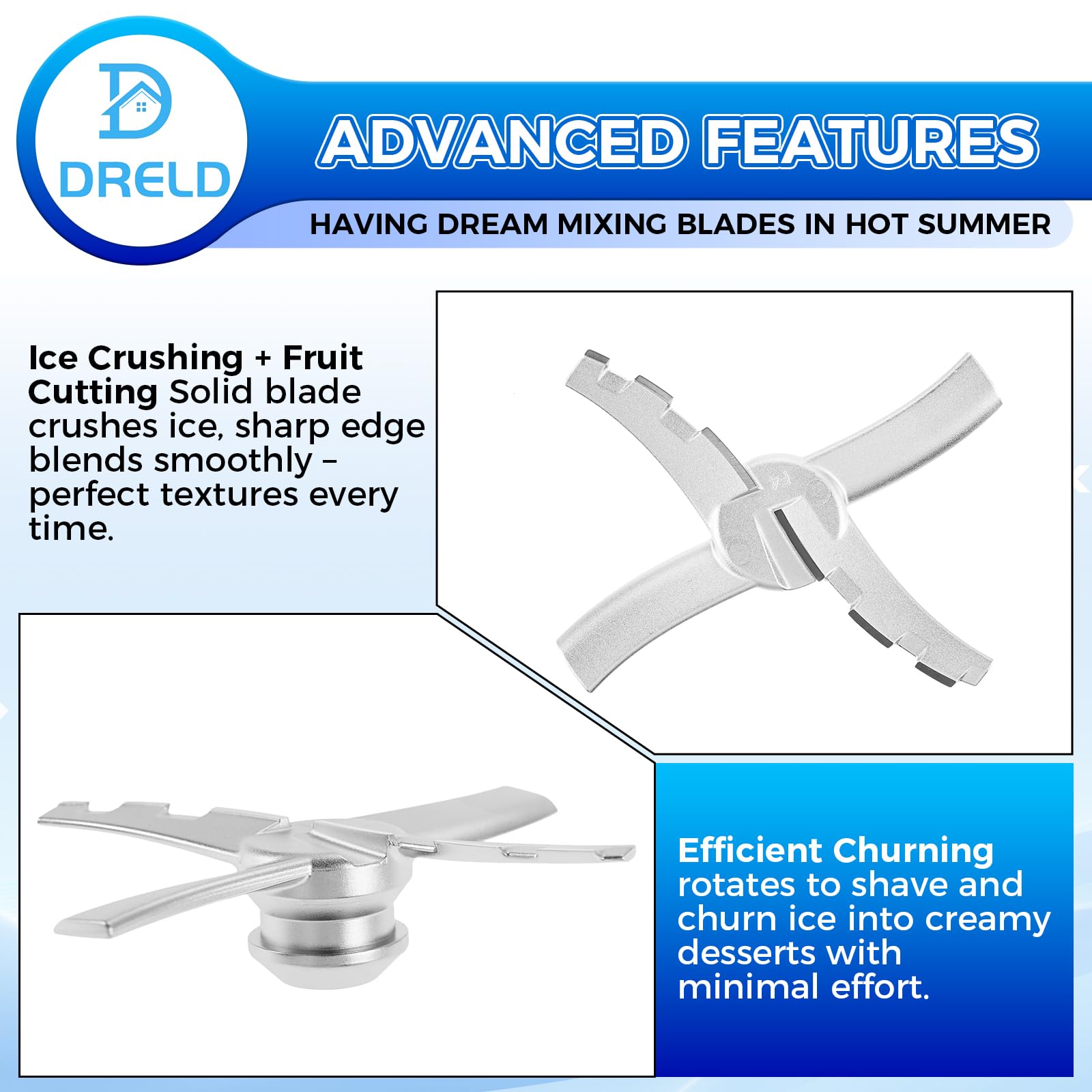 NC301 NC301 Series Ice Cream Maker Paddle, NC301 wymienne ostrze NC301, tolerator NC300 NC301 Creami Ice Cream Maker