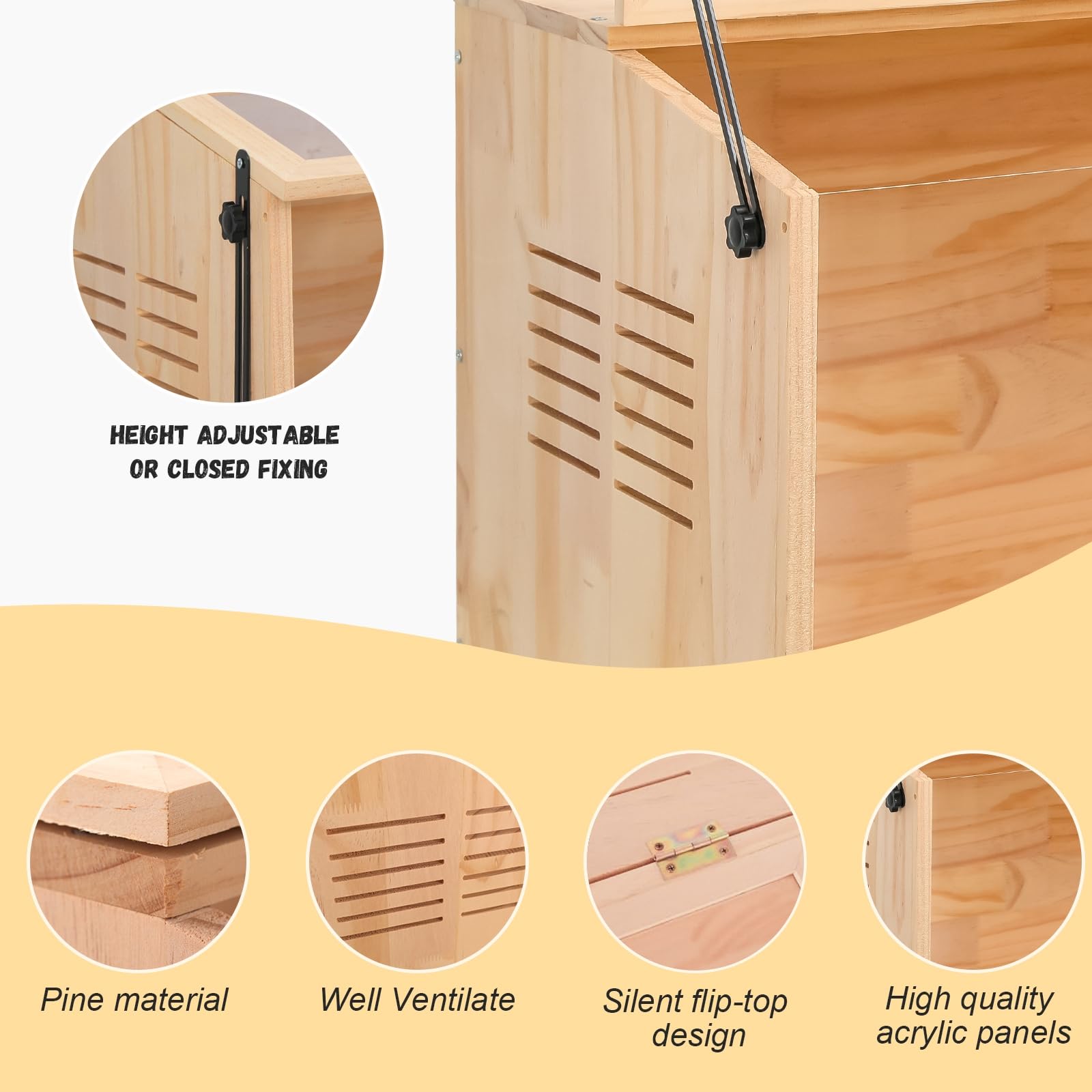 Amazon.com : Wooden Hamster Cage,32