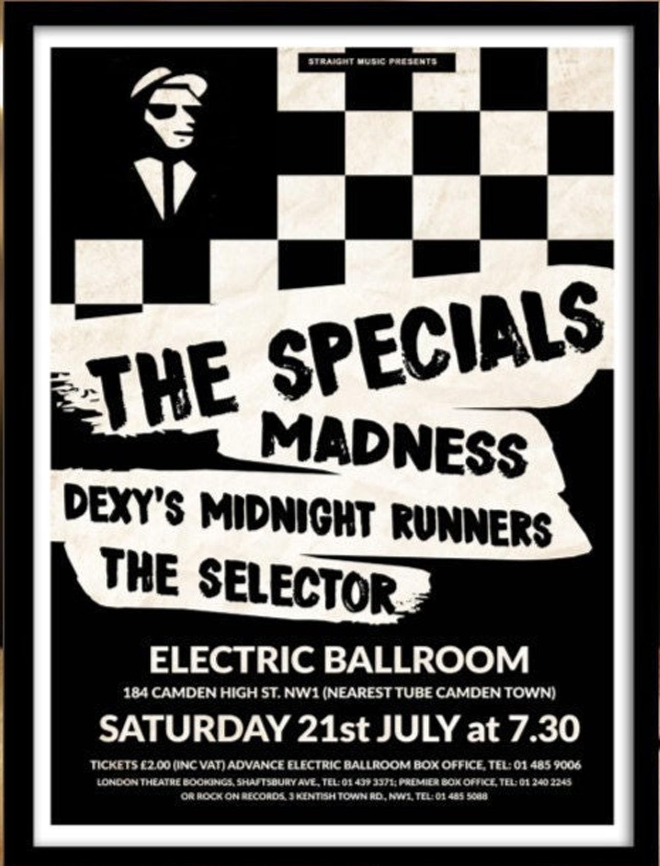 The Specials - Vintage Tin Sign, Retro Vintage Metal Sign Poster, Pub Bar Kitchen Garden Bathroom, Home, Plaque, Decorative Wall Art, 2 Sizes (A5)