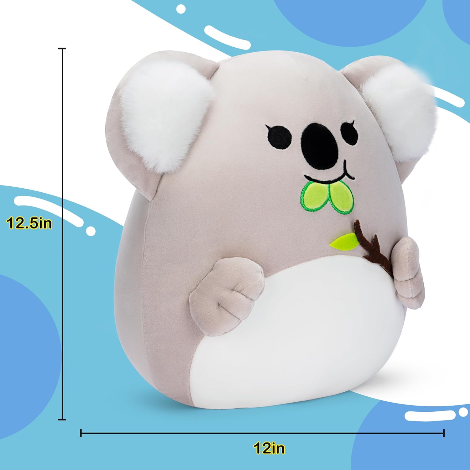 Original 12.5-Inch Koala Large Plush Pillow Stuffed Animal Toy Big Size Cute Plushie,Gift for Kids Women Girls - Image 5