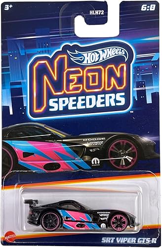 Hot Wheels Neon Speeders 164 Diecast (SRT Viper GTS-R 68)