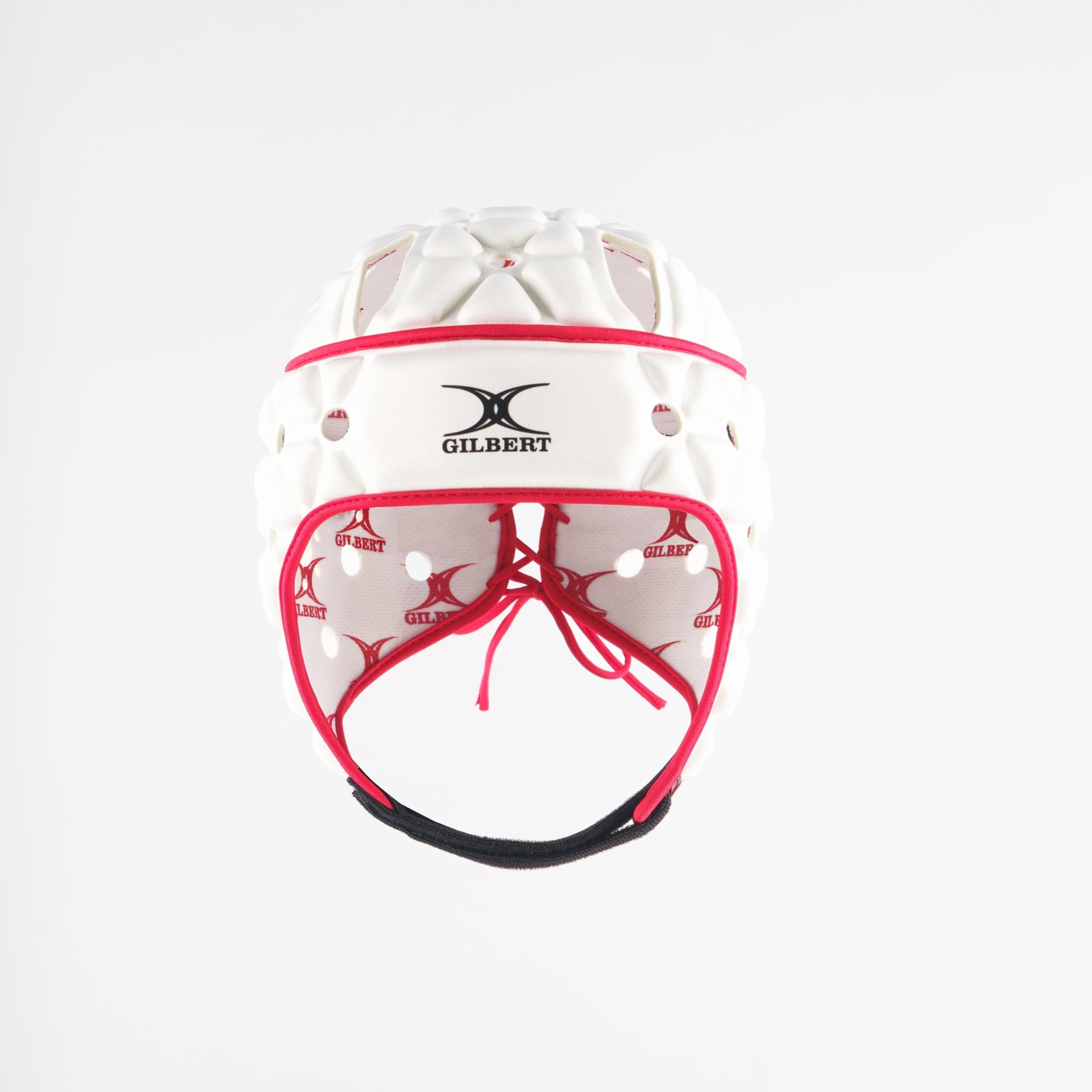 Casque de rugby Gilbert Air blanc (Headguard), tailles senior/junior (S)