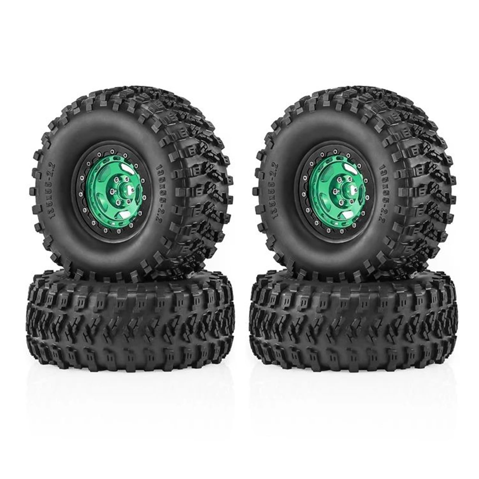 Pneumatici Ruote Beadlock 2,2Pollici Per Traxxas Per TRX4 RC Auto RC