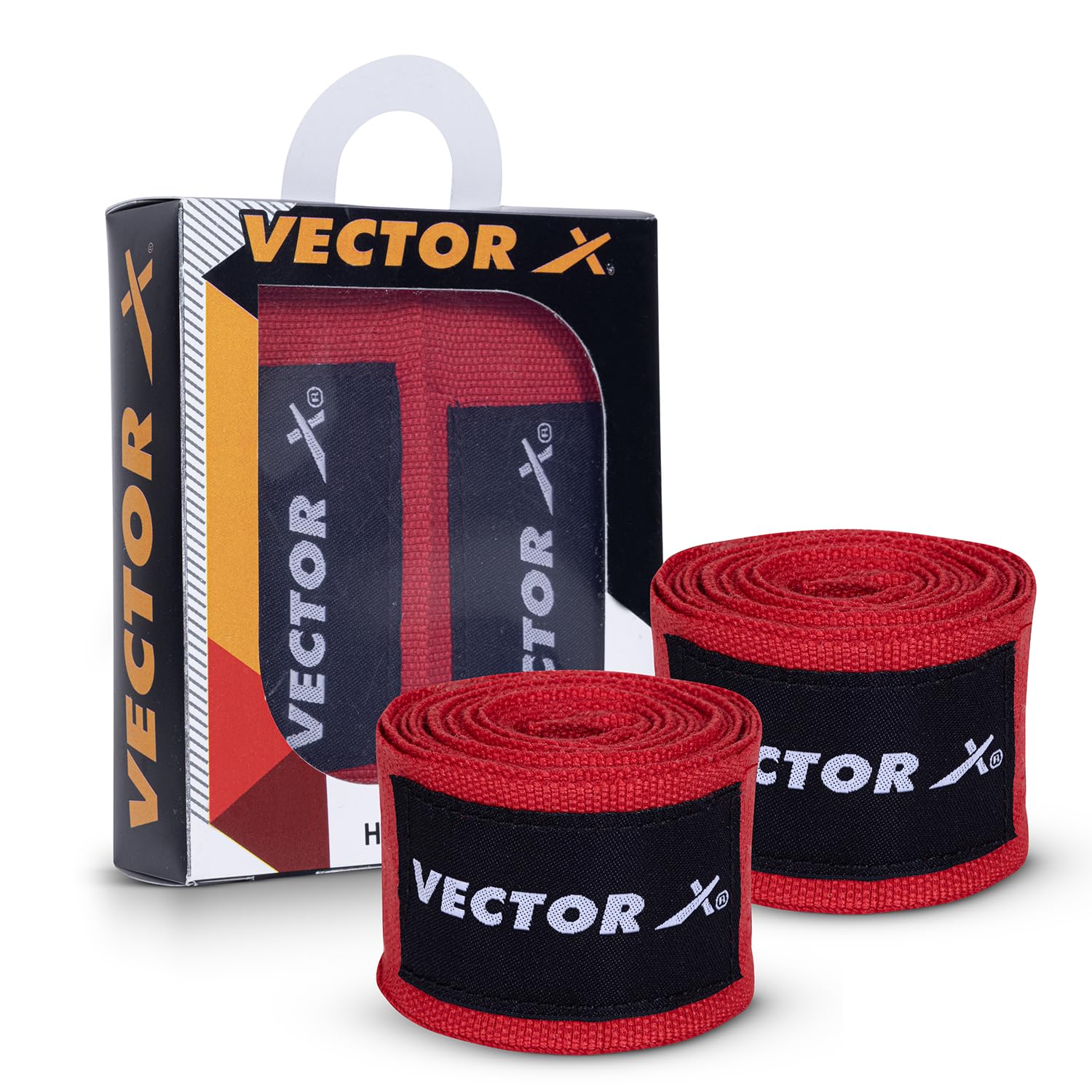 Vector X Boxing Hand Wraps(2.75mtr. Length-108 inches), Hand wrap for Boxing, Punching, Wrist Supporter for Gym, Wrist Wrap for Men, Hook & Loop Closure (Color-Black) Pack of 1-image-13