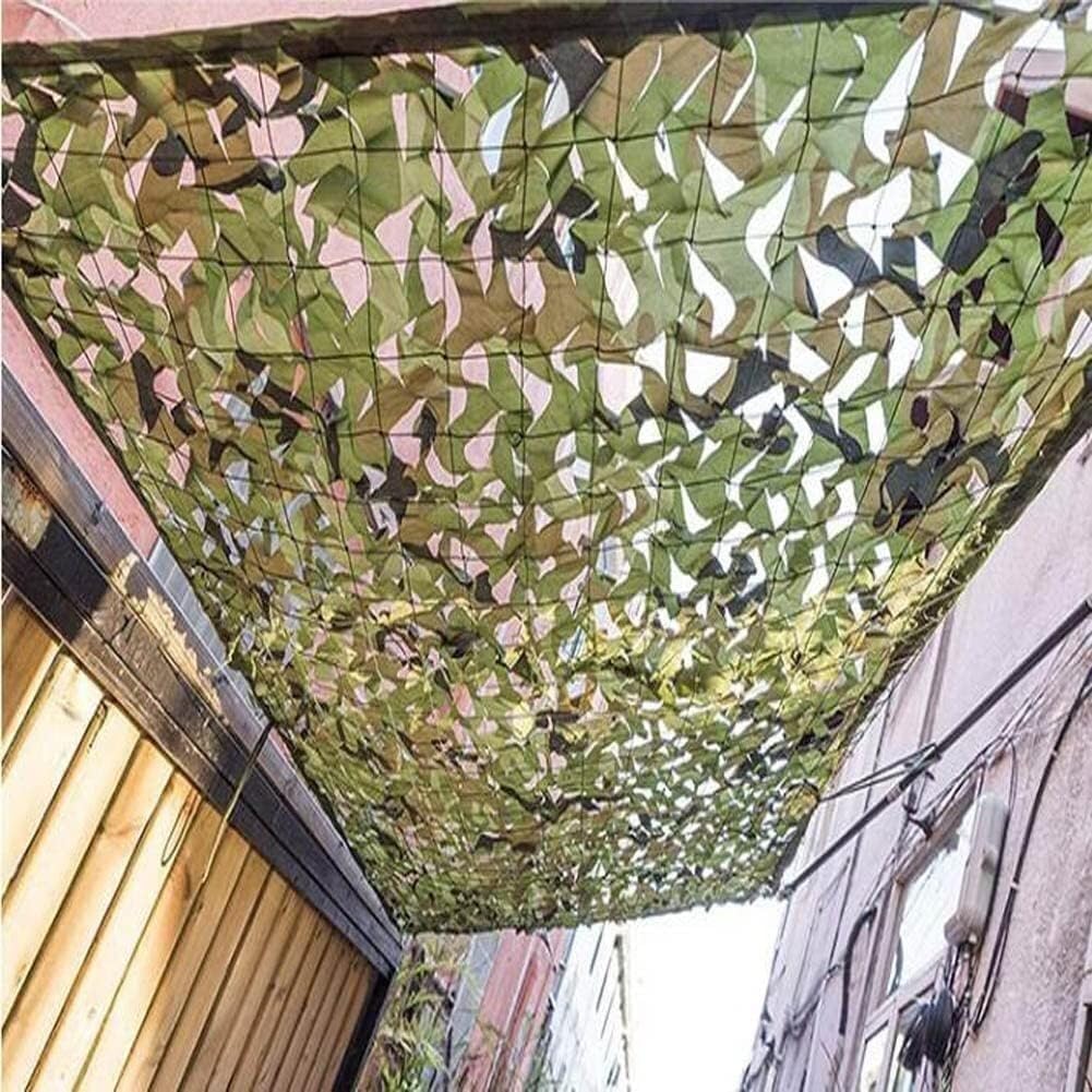 Red de Camuflaje, 10X12M Sombra for Exteriores Red de Camuflaje Jardín Selva Observación de Aves Camping Ocultar Juego en