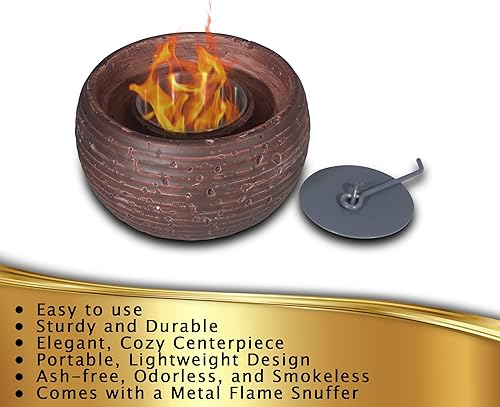 Miniatura 2 de Pozo de fuego de mesa, Mini hoguera, Pozo de fuego interior, Chimenea personal, Chimenea de mesa, Mesa de fuego Pozo Uso Iso-isopropy