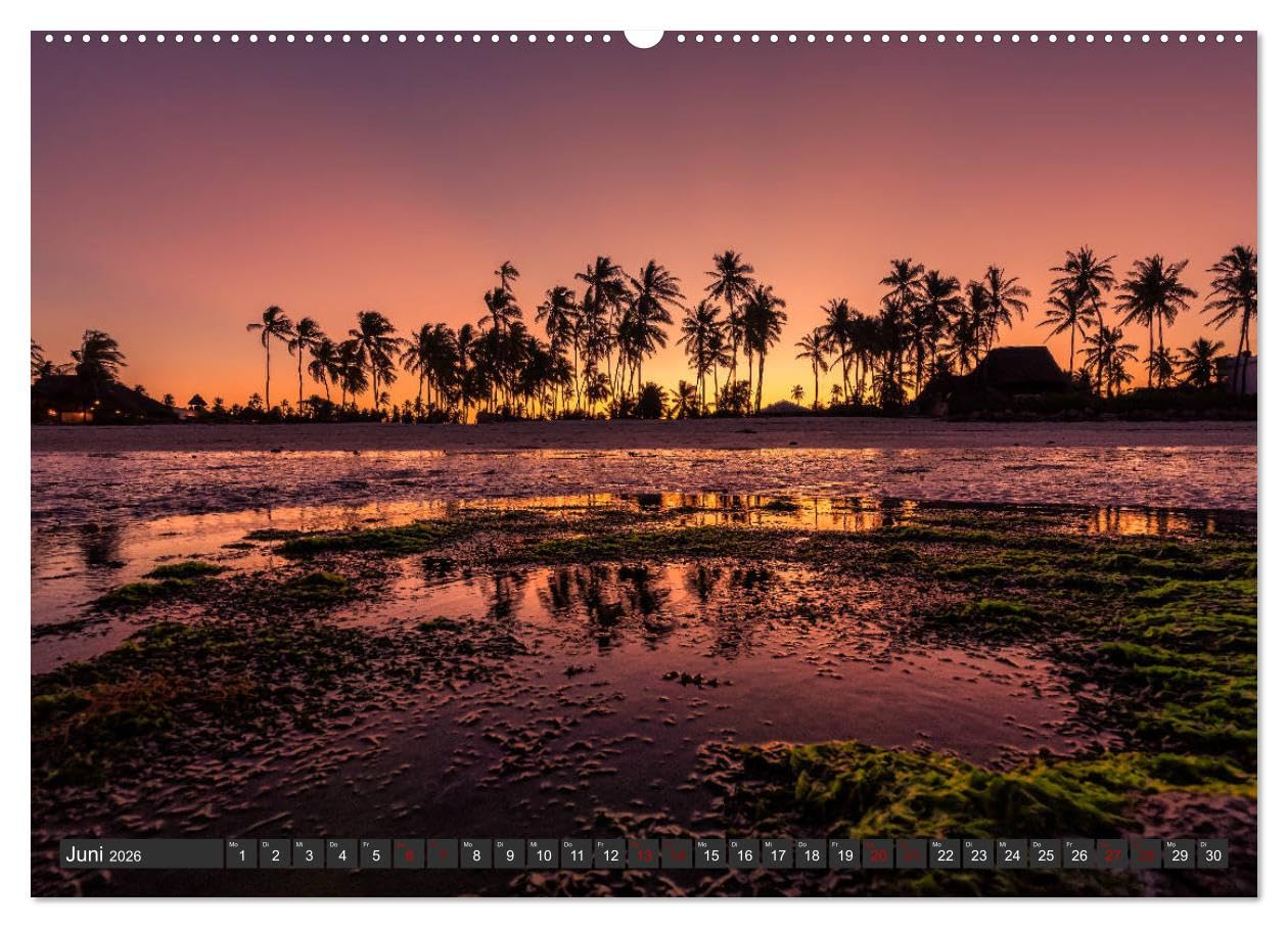Inselparadies Sansibar (Wandkalender 2026 DIN A2 quer), CALVENDO Monatskalender: Auf fotografischer Entdeckungsreise durch Sansibar (CALVENDO Natur)