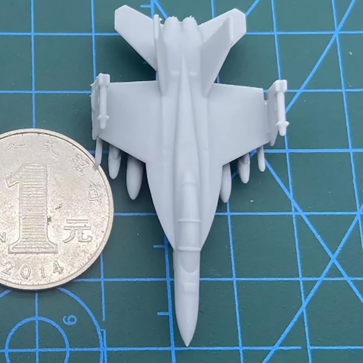 5PCS F-18F Super Hornet Strike Fighter Model 1/2000-1/350 Classic Retro Ship-Based Aircraft Model DIY Souvenir Military Collection(1/350 (52mm))