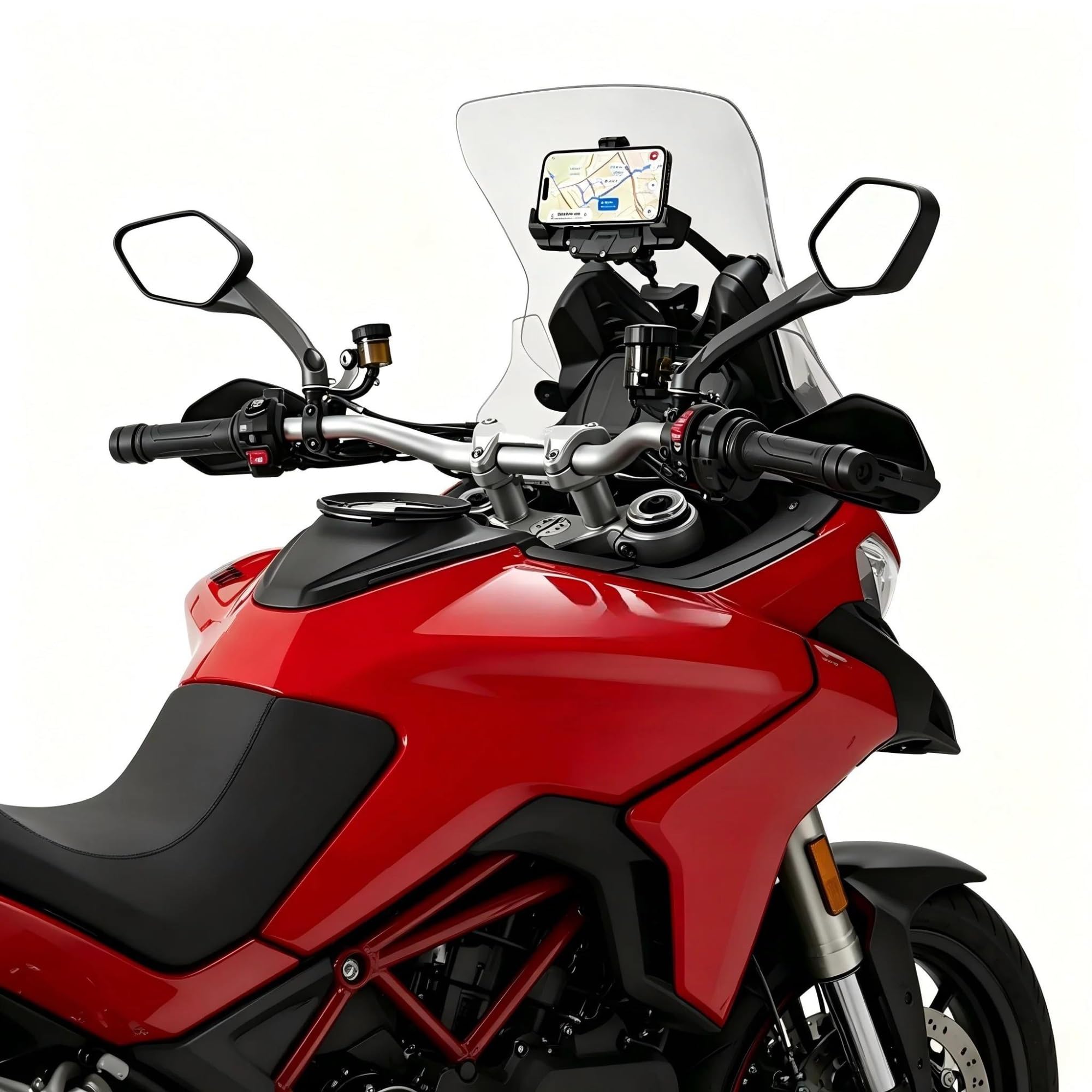 Supporto Navigatore GPS Moto Per MULTISTRADA V2/S 2025+ Staffa Navigazione GPS Appositamente Misura