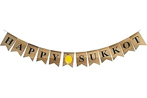 Joyful Sukkot Celebration: Happy Sukkot Garland for Kids